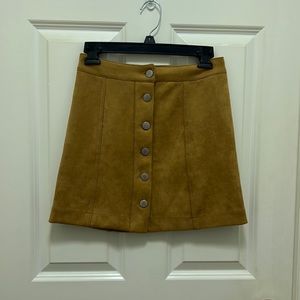 Button down skirt